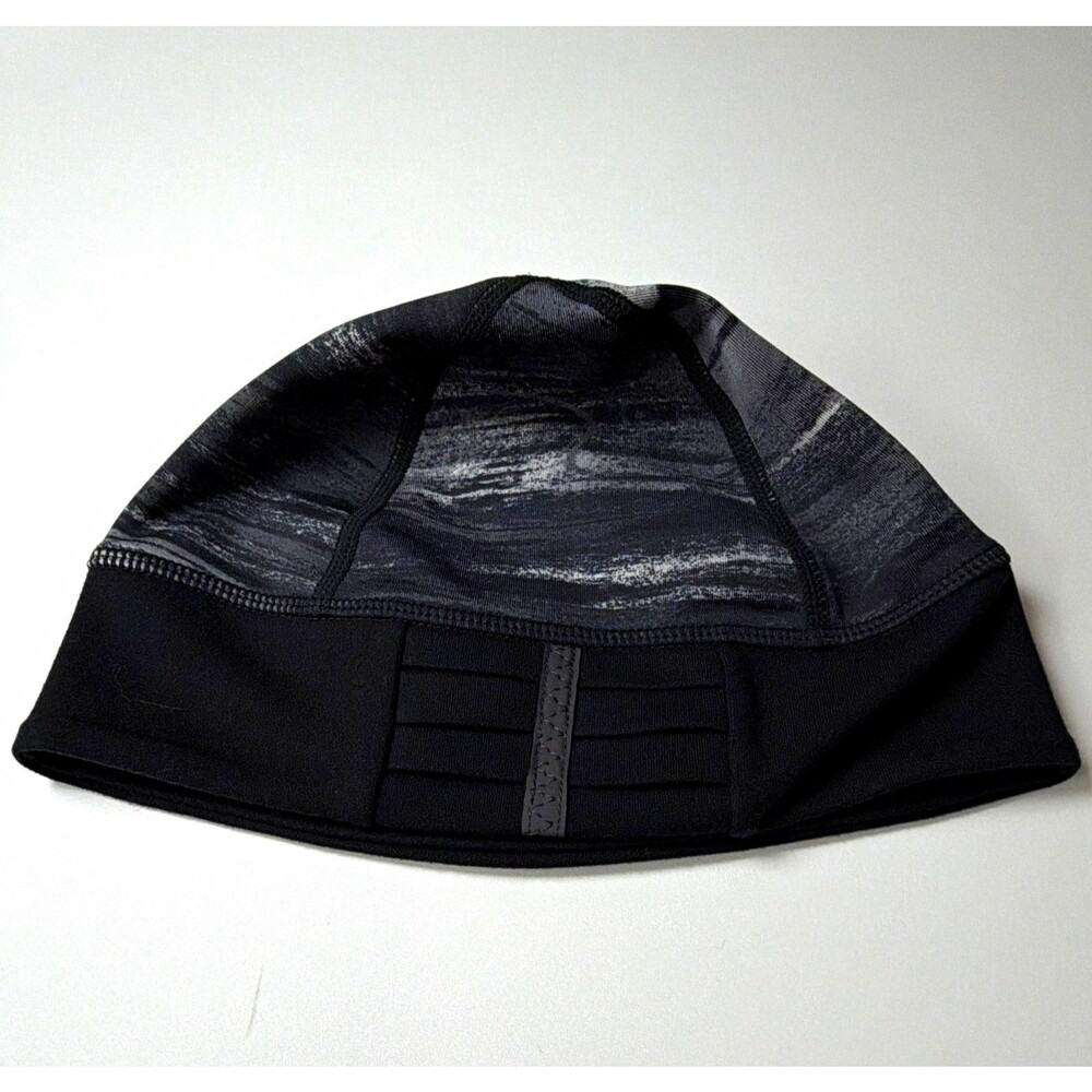 Lucy Women's Abstract Cycling Cap Black/Gray One Size Polyester Spandex
